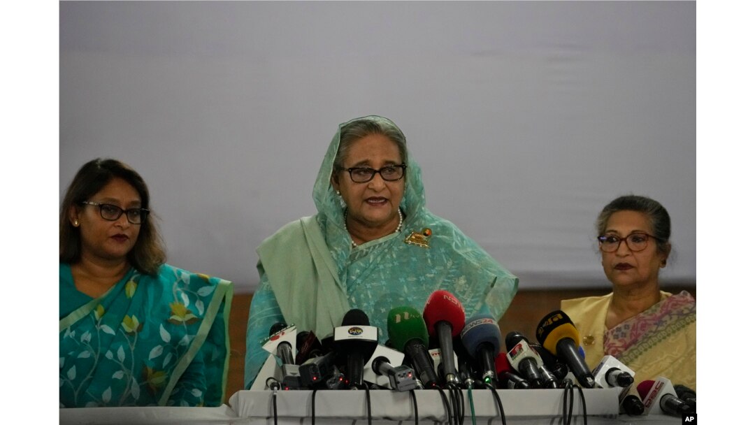资料照:孟加拉国总理哈西娜(Sheikh Hasina)