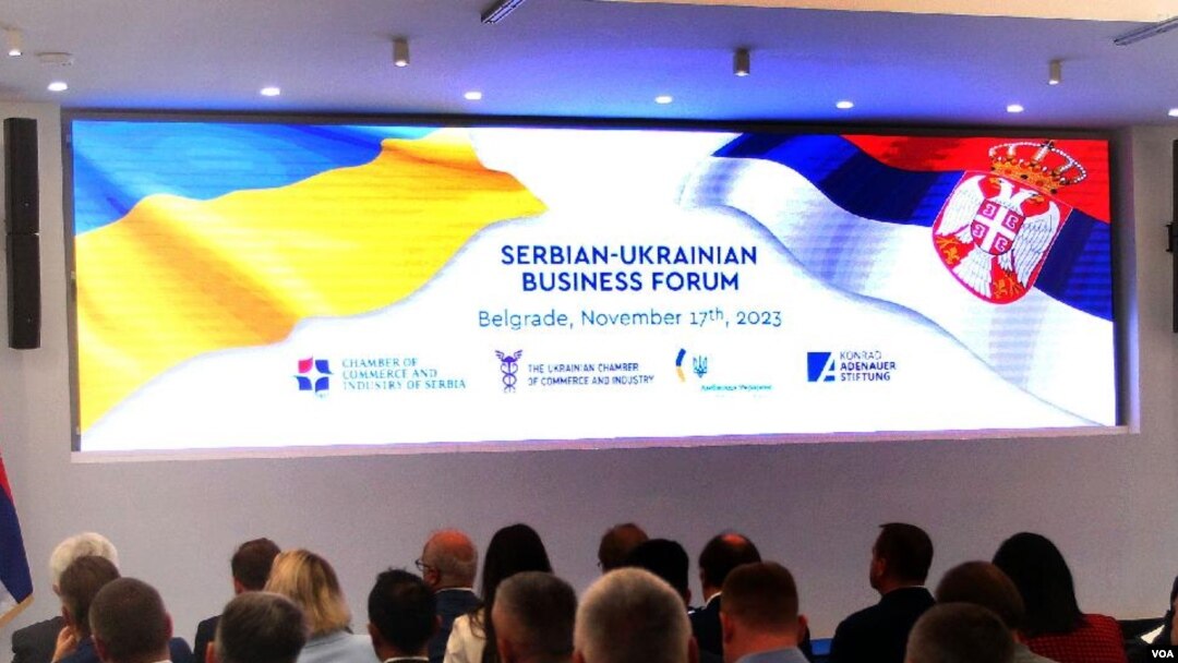 Privredni forum i poslovni susreti sa privrednicima iz Ukrajine. (Foto: FoNet/Aleksandar Barda)