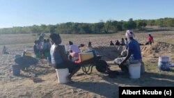 Villagers are facing water problems in Zimbabwe due to the ongoing drought.