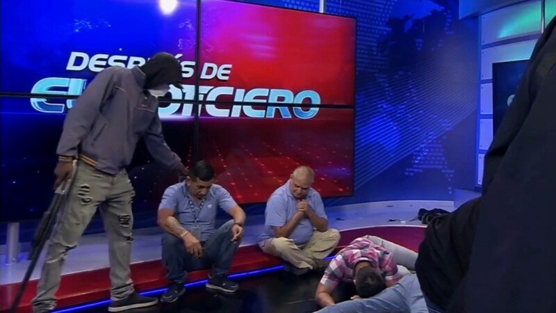 In Ecuador, Gunmen Take over Live Broadcast