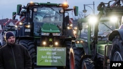 Protest njemačkih poljoprivrednika.