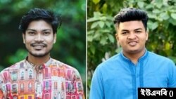 বহিষ্কৃত ২ জন শিক্ষার্থী খালেদ মাসুদ এবং আরাফাত রায়হান।