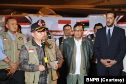 Indonesia pada Senin (2/10) dini hari mengirim bantuan kemanusiaan bagi korban bencana banjir di Libya. (Foto: Courtesy/BNPB)