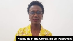 Indira Correia Balde, jornalista e presidente do Sindicato de Jornalistas e Técnicos da Comunicação Social, Guiné-Bissau