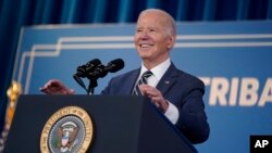 U.S. President Joe Biden delivers remarks at the White House Tribal Nations Summit at the Department of the Interior in Washington, Dec. 6, 2023.