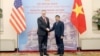 Trợ lý Ngoại trưởng Hoa Kỳ Daniel Kritenbrink và Thứ trưởng Thường trực Bộ Ngoại giao Việt Nam Nguyễn Minh Vũ, tại Hà Nội, ngày 1/3/2024. Photo TTXVN-VNA.