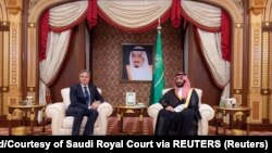 وزیر امورخارجه آمریکا و ولیعهد عربستان - هفت ژوئن 