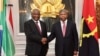 Presidente da África do Sul, Cyril Ramaphosa, e Presidente de Angola, João Lourenço, Luanda, Angola, 8 agosto 2024