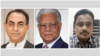 বিএনপি স্থায়ী কমিটির সদস্য মির্জা আব্বাস, ভাইস চেয়ারম্যান আলতাফ হোসেন চৌধুরী ও যুগ্ম মহাসচিব সৈয়দ মোয়াজ্জেম হোসেন আলাল। 