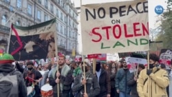 Londra’da Filistin’e destek için dev yürüyüş