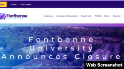 Fontbonne University, in Clayton, Missouri, announced its plans to close on its website, March 11, 2024. 