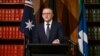 Perdana Menteri Australia Anthony Albanese berbicara kepada media di Melbourne, 11 Oktober 2023. (AAP/Joel Carrett via Reuters)