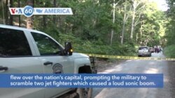 VOA60 America - Private Plane Crashes in Virginia After Sparking Alarm in Washington