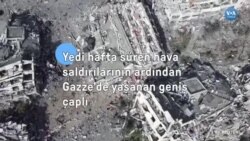 Yedi hafta süren hava saldırılarının ardından Gazze’de yaşanan geniş çaplı yıkım
