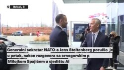 Milojko Spajić i Jens Stoltenberg razgovarali u Briselu