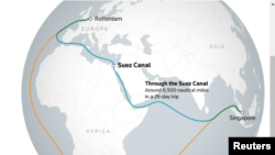 Attacks by Houthi militants in the Red Sea are disrupting maritime trade through Suez Canal.
12/19/2023 Reuters