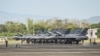 FILE - U.S. Air Force F-16 fighter jets are parked during a U.S.-Philippines joint air force military exercise at Basa Air Base in Pampanga, Philippines, on April 11, 2024.