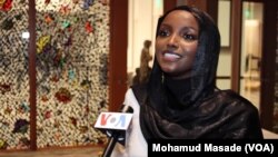 Nadia Mohammed, 26, speaks to VOA's Somali Service after she was elected as the first Black, Muslim, Somali mayor in St. Louis Park, a city in the Midwestern state of Minnesota on Tuesday, November 7, 2023.