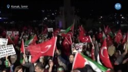 İzmir'de İsrail protestosu