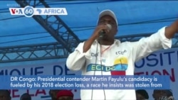 VOA60: DRC Presidential Candidate Speaks on December 20 Polls and More 