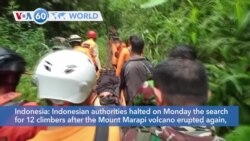 VOA60 World - Indonesia: Eleven hikers found dead, 12 missing after volcano eruption