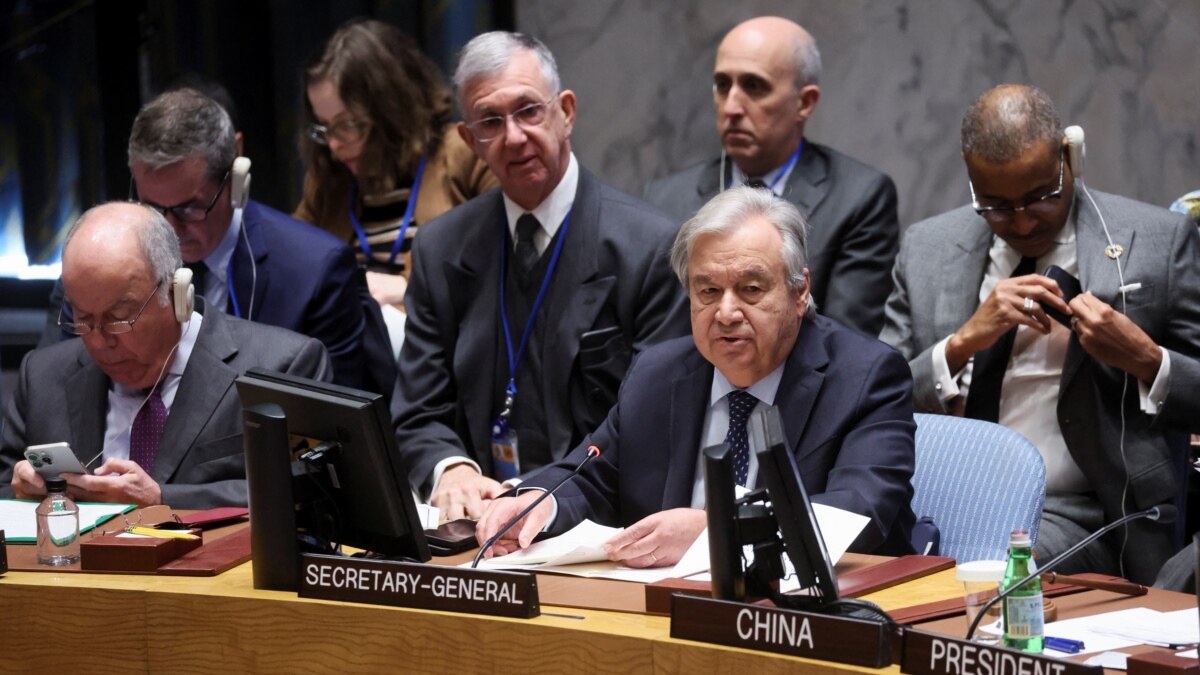 UN Chief 'We Must Not Look Away' From Gaza 'Catastrophe'(04)