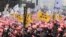 Doctors stage a rally against the government's medical policy in Seoul, South Korea, March 3, 2024. 
