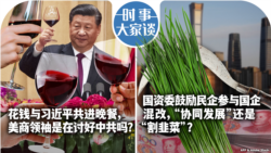 VOA卫视-时事大家谈：花钱与习近平共进晚餐，美商领袖是在讨好中共吗？ 国资委鼓励民企参与国企混改，“协同发展”还是“割韭菜”？