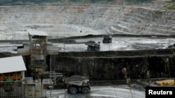 Vista de la mina Cobre Panamá, de Canada's First Quantum Minerals, en Donoso, Panamá, el 6 de diciembre de 2022.
