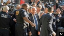 FILE - Democratic U.S. Sen. Bob Menendez of New Jersey arrives to the federal courthouse in New York on Sept. 27, 2023. 