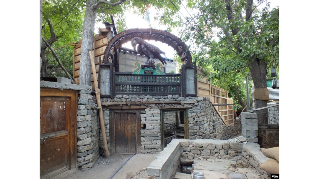 The exterior of the Yabgo Museum in Turtuk. (Bilal Hussain/VOA)