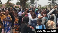 Jovens protestam por emprego, Benguela, Angola