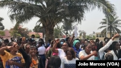 Jovens protestam por emprego, Benguela, Angola