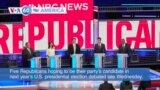 VOA60 America - Five Republicans seeking presidential nomination held third primary debate