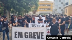 Greve dos profissionais de saúde em Cabo Verde, Praia, 31 julho 2024