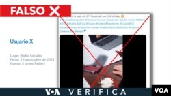 En X circula un supuesto video que asegura que el presidente de Ucrania utiliza drogas en una reunión, pero esto es falso. 