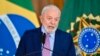 Presiden Brazil Luiz Inacio Lula da Silva berbicara pada konferensi pers di Brasilia, 1 Agustus 2023. (Foto: AFP)
​