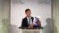 British Prime Minister Rishi Sunak speaks during the opening session of the Global Food Security Summit at Lancaster House in London, Britain, Nov. 20, 2023. 