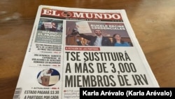 Última edición de Diario El Mundo, El Salvador, 1 de marzo.