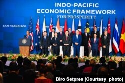 Presiden Joko Widodo menyampaikan pidato di KTT APEC di San Francisco, 16 November 2023. (Foto: Biro Setpres)