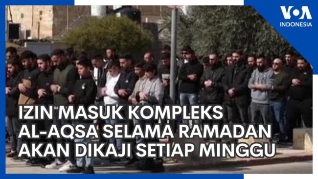 Izin Masuk Kompleks Al-Aqsa Selama Ramadan akan Dikaji Setiap Minggu