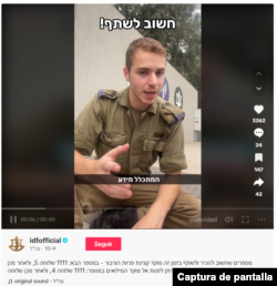 Captura de video de TikTok.