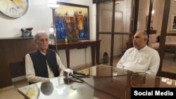 Pervaiz Khattak and Asad Qaiser