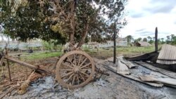 နယ်မြေရှင်းလင်းမှုအတွင်း ခင်ဦးမြို့နယ် ကြက်ခြံတွေ မီးရှို့ခံရ
