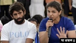 ভারতের আন্দোলনরত কুস্তিগির