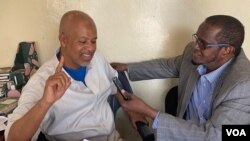 Madaxa Hey'adda KADMO, Sacid Abukar iyo wariye Yasin Cise.