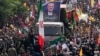 资料照片: 2024年8月1日伊朗人为遇刺身亡的哈马斯领导人哈尼亚送葬
