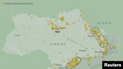 Nagazne mine koje su ruske snage ostavile u Ukrajini predstavljaju smrtonosnu prijetnju za kijevsku vojsku i civile na oslobođenoj teritoriji.