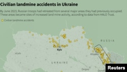 Nagazne mine koje su ruske snage ostavile u Ukrajini predstavljaju smrtonosnu pretnju za kijevsku vojsku i civile na oslobođenoj teritoriji