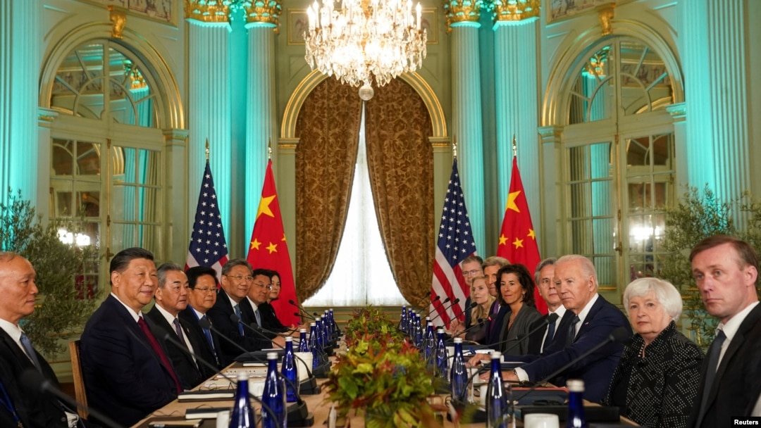 美国总统拜登和中国国家主席习近平11月15日在旧金山以南历史悠久的费罗丽庄园举行峰会。